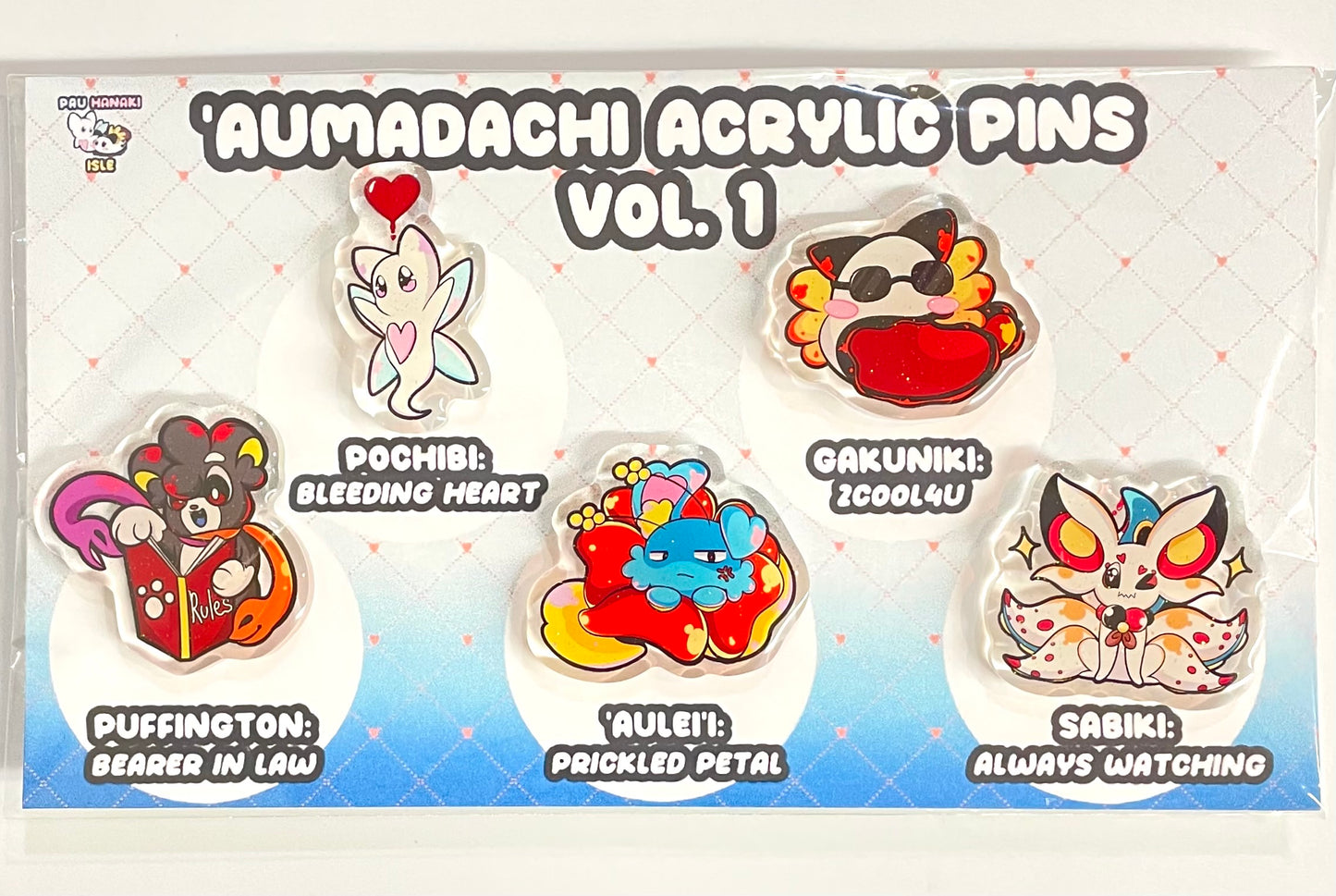 Pau Hanaki isle: ‘Aumadachi Pins Pack