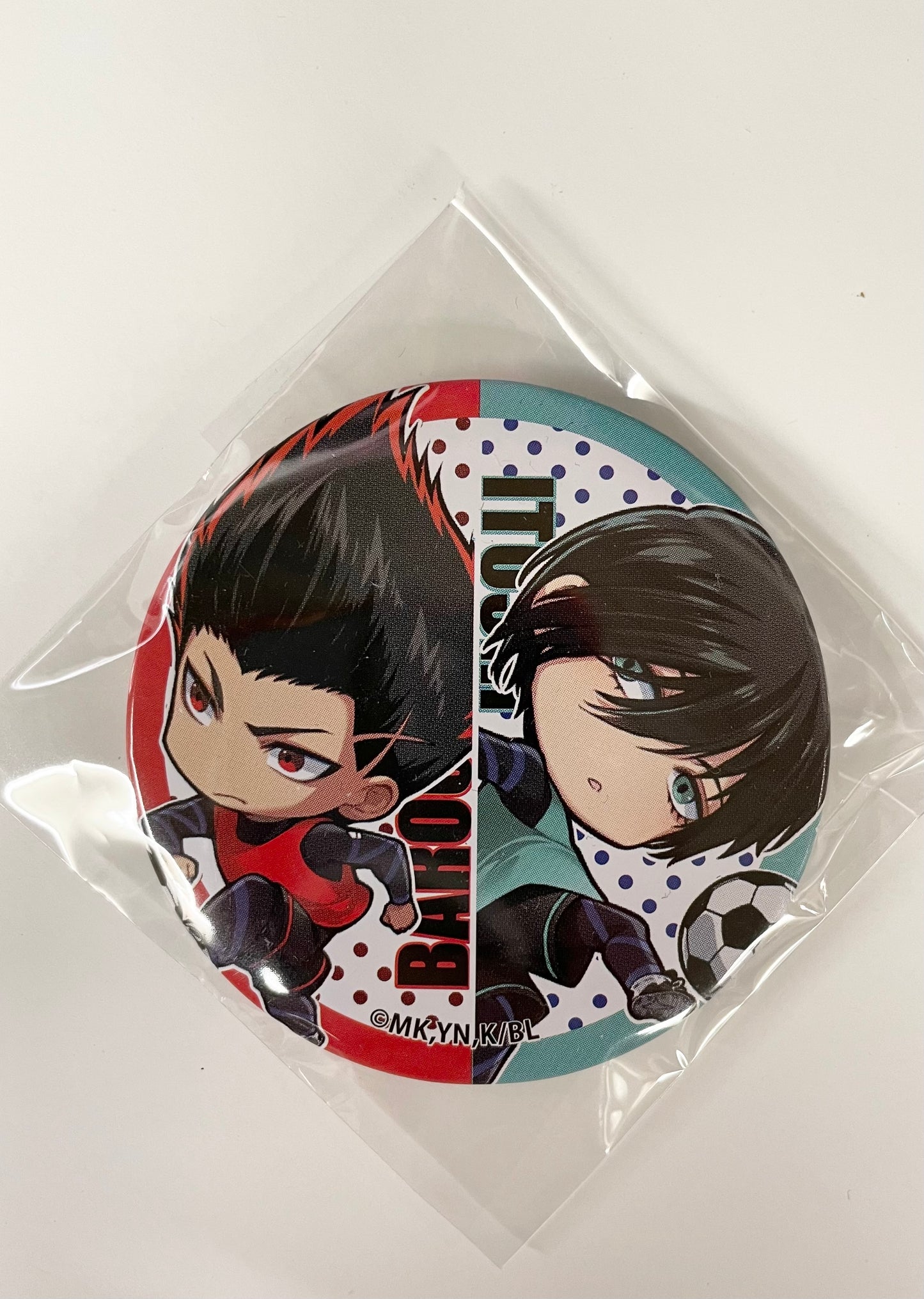 Trading Collectible Badge Blue Lock Itoshi/Barou