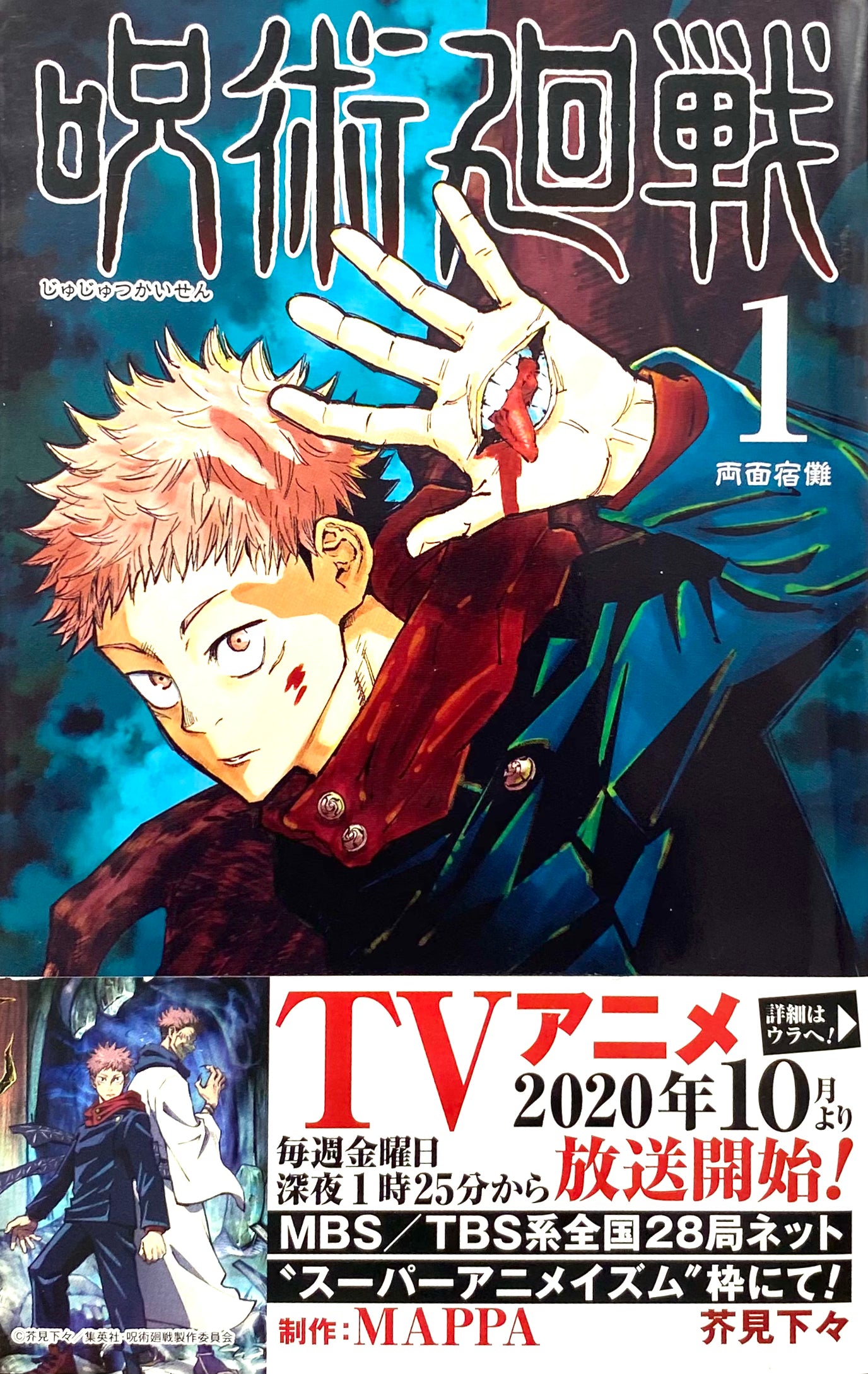 Jujutsu Kaisen Vol.1-Official Japanese Edition