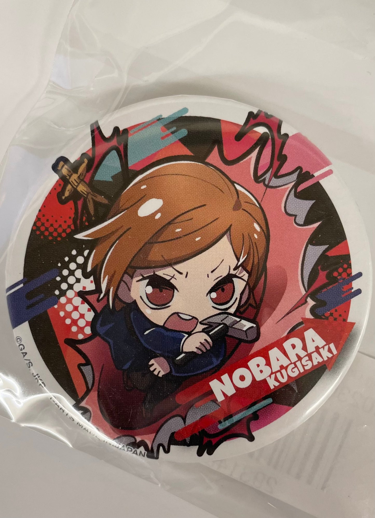 Trading Pin Badge Nobara Kugisaki Blk/Rd/Pnk