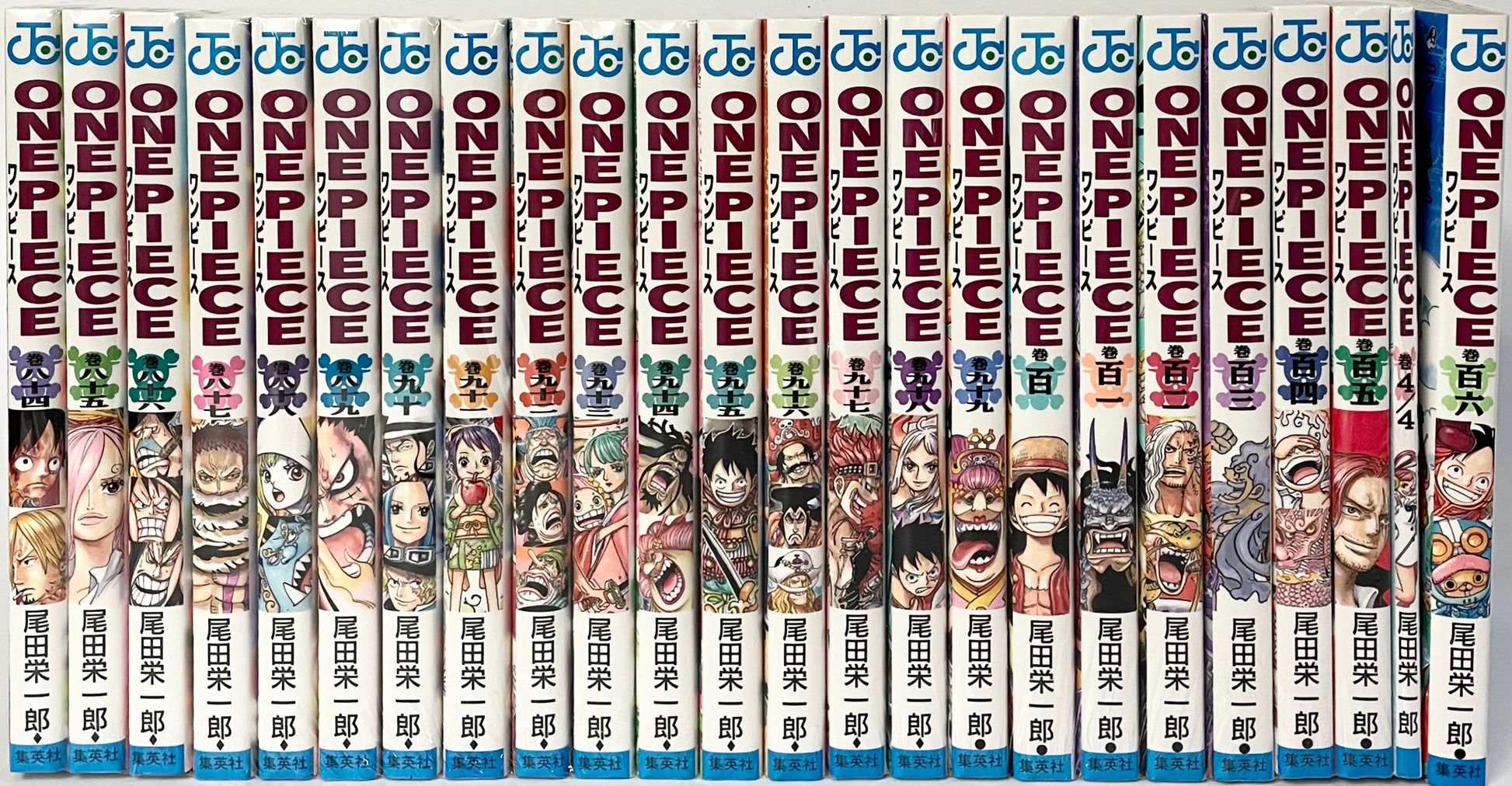 ONE PIECE Vol.1-107 Manga comics【Japanese version】【Sold