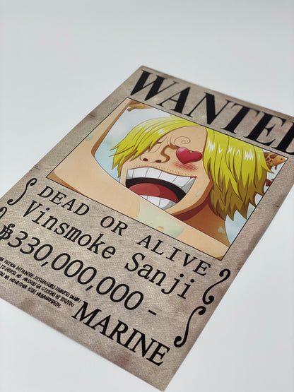 ONE PIECE Wanted Poster