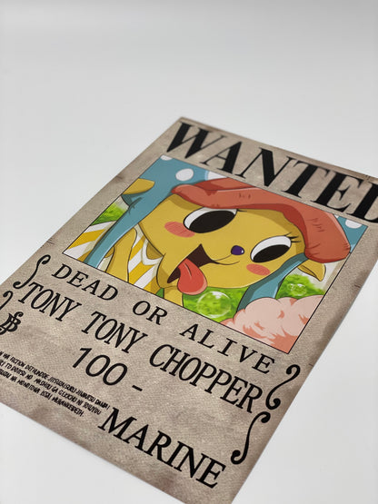 ONE PIECE Wanted Poster