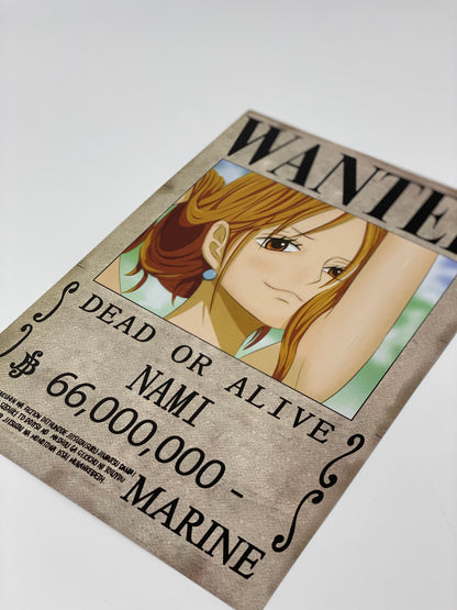 ONE PIECE Wanted Poster