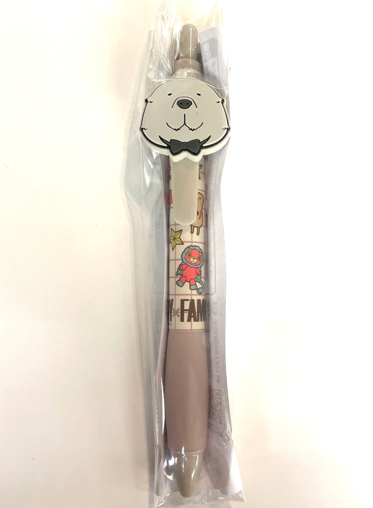 Ballpoint Pen with rubber mascot SpyXFamily Bond