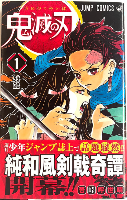 Demon Slayer Vol.1-Official Japanese Edition