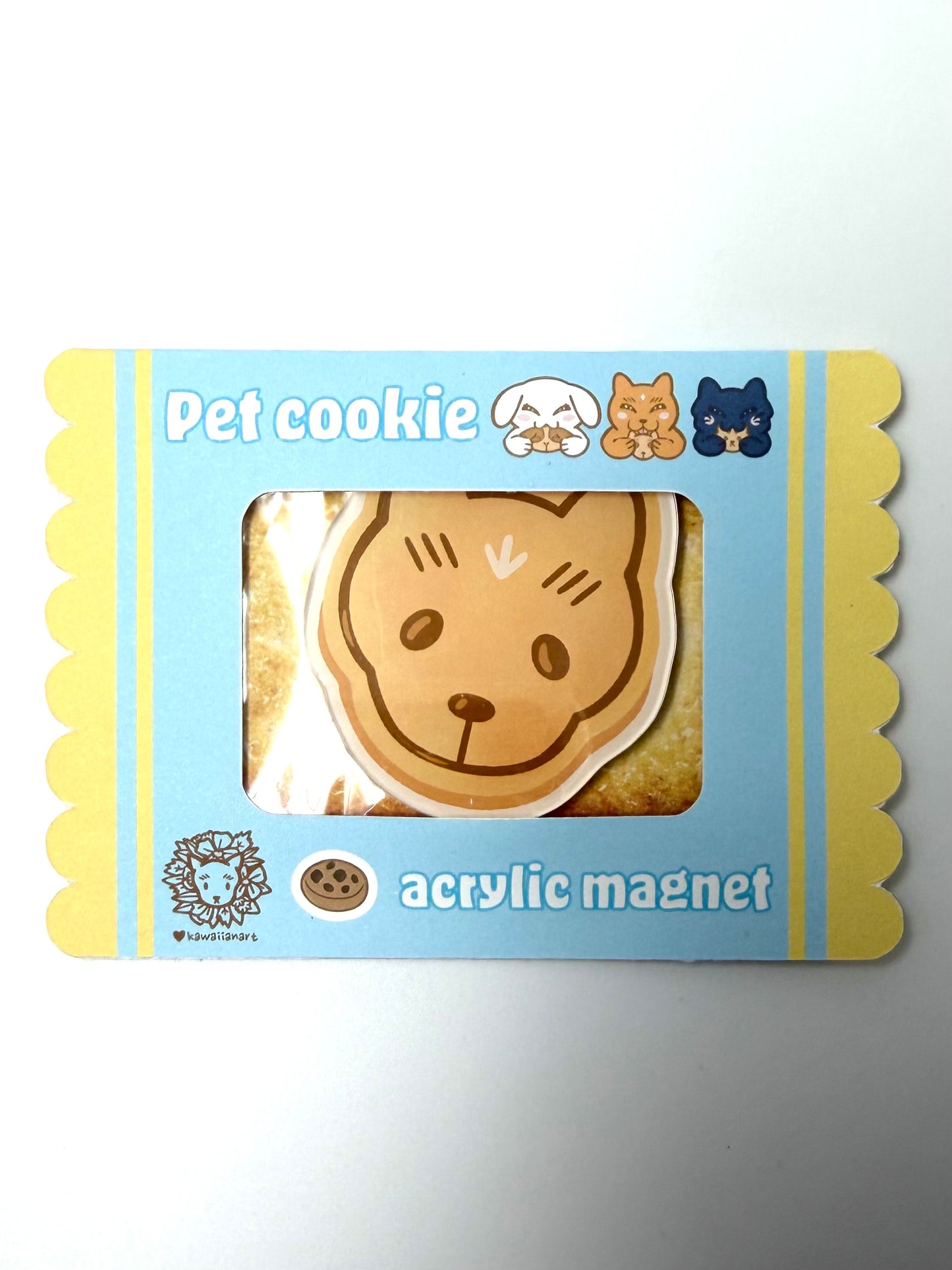 Kawaiianart: Pet Cookie Acrylic Magnet