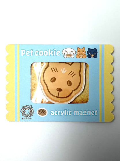 Kawaiianart: Pet Cookie Acrylic Magnet