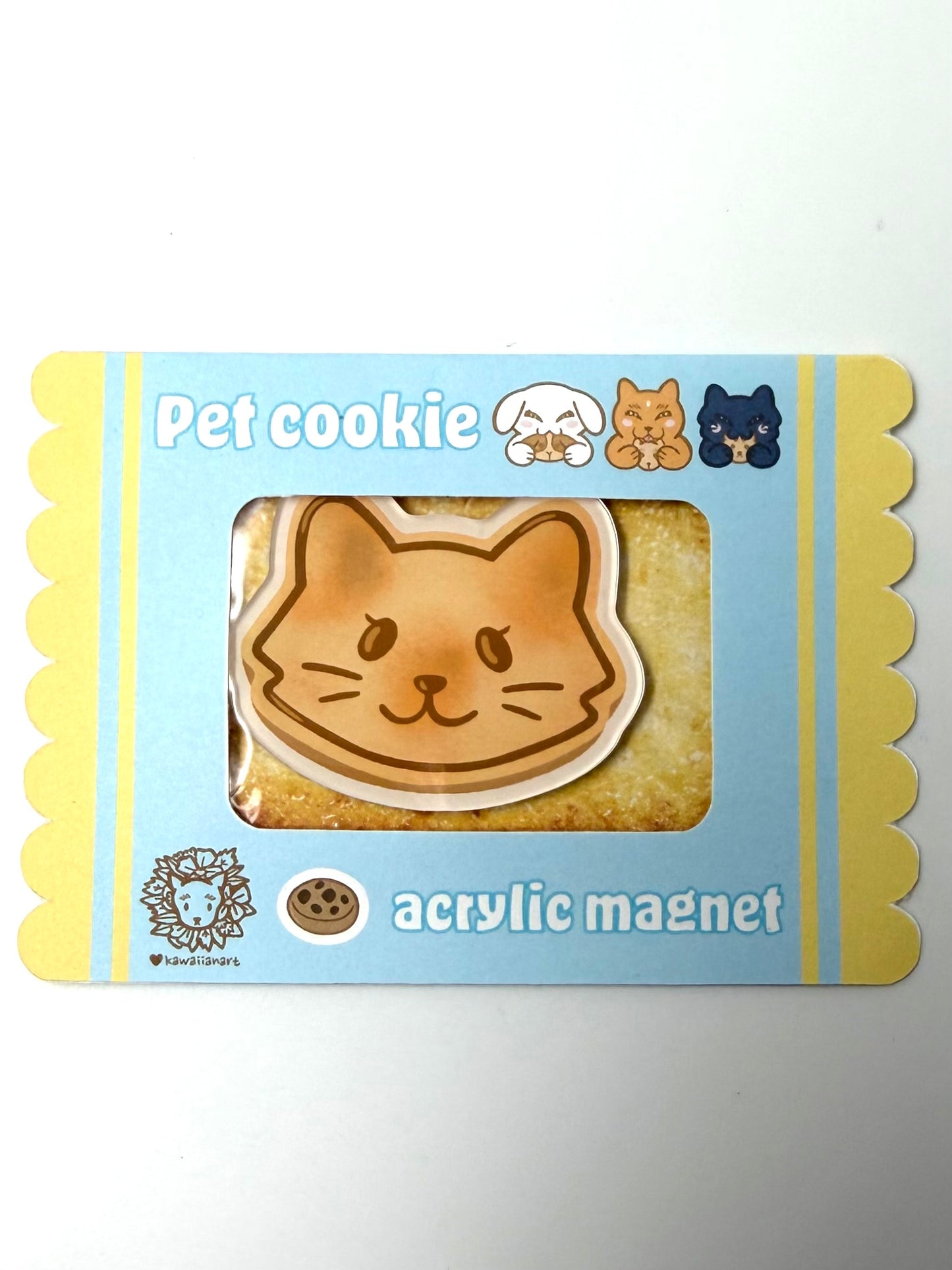 Kawaiianart: Pet Cookie Acrylic Magnet