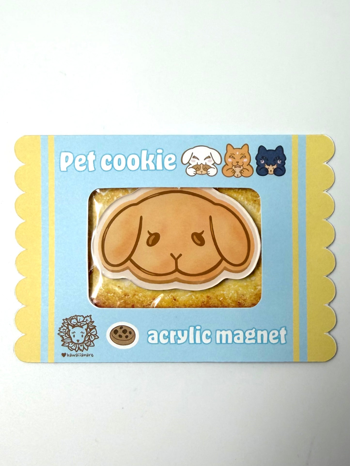 Kawaiianart: Pet Cookie Acrylic Magnet