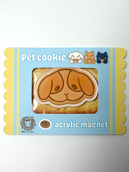 Kawaiianart: Pet Cookie Acrylic Magnet
