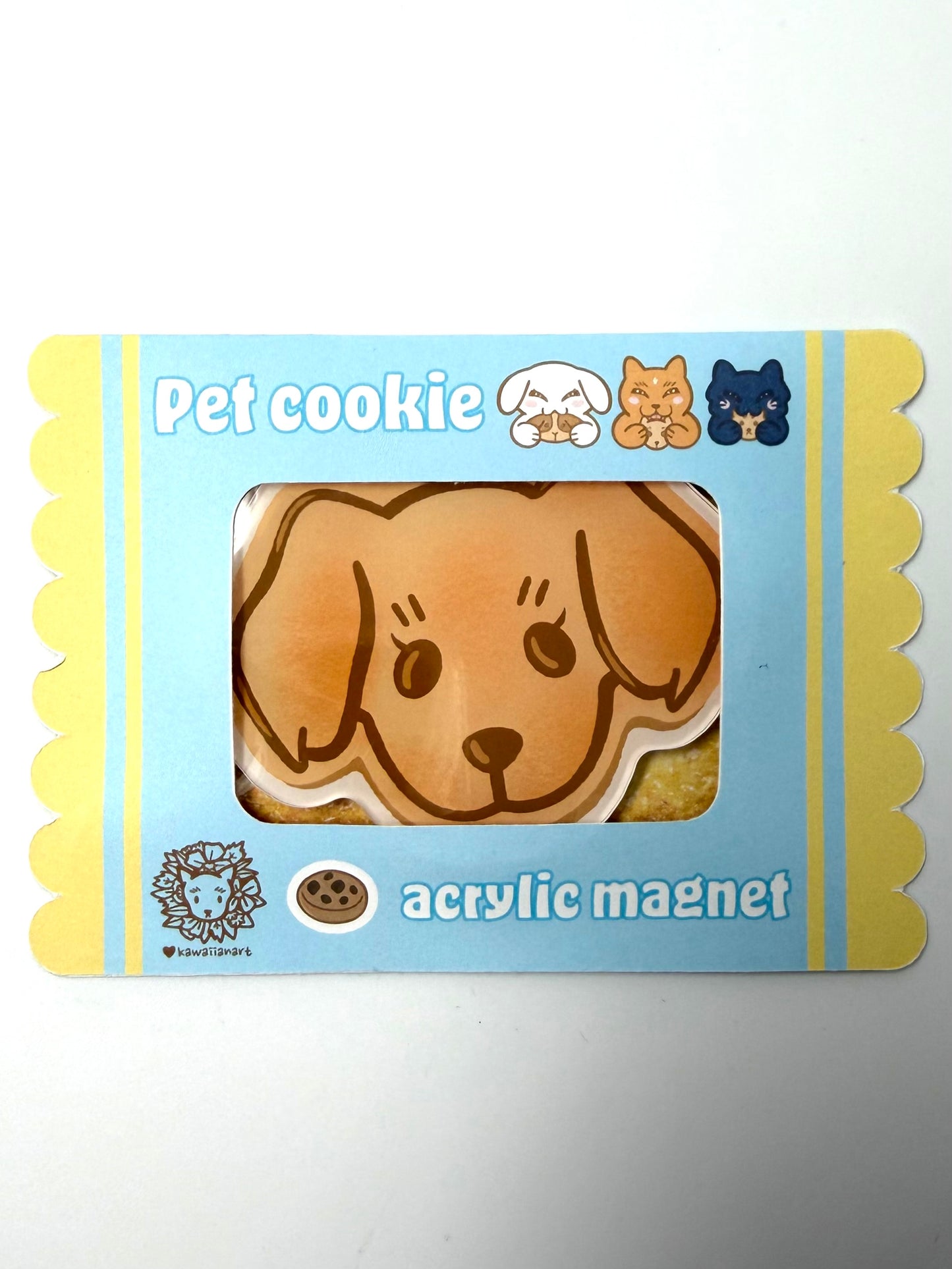 Kawaiianart: Pet Cookie Acrylic Magnet