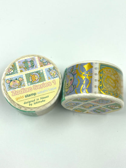 Lokimeku: Zodiac Stamp Washi Tape